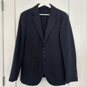 Uniqlo Herringbone Blazer